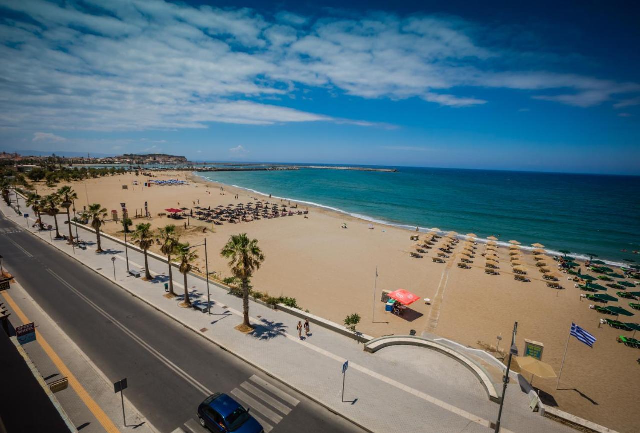Theo Beach Hotel Apartments Ретимно Екстериор снимка