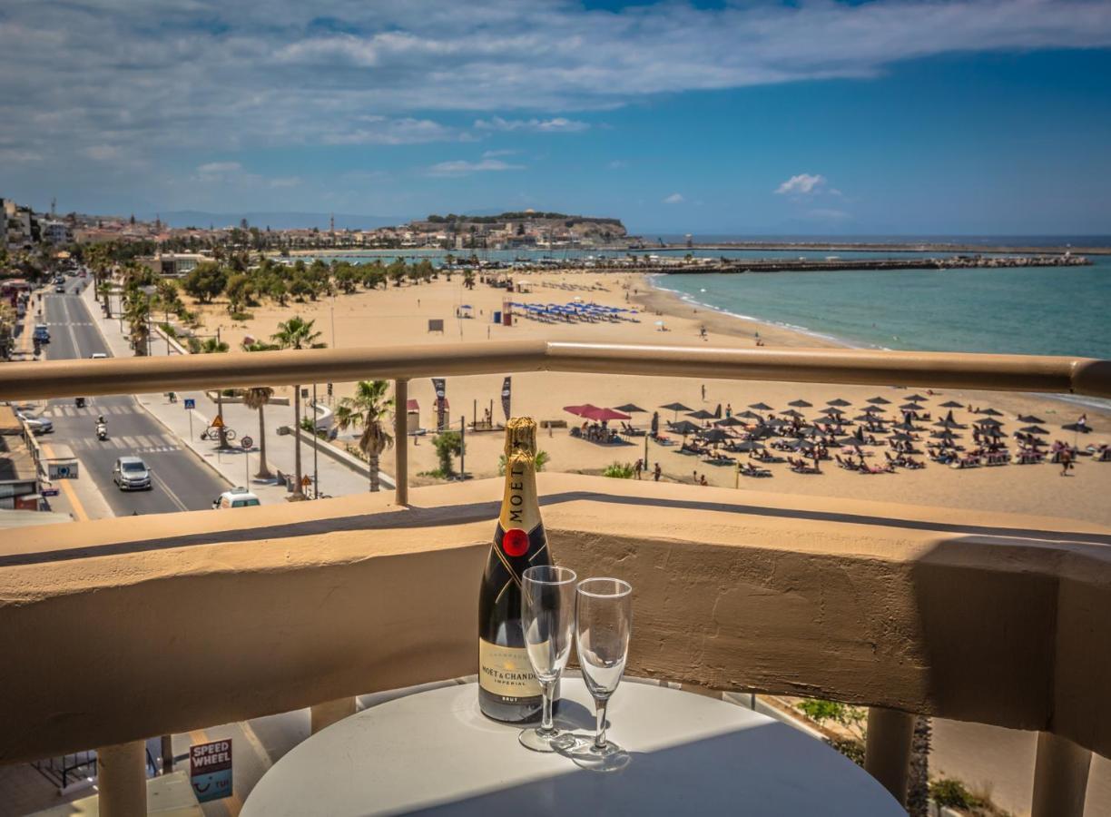 Theo Beach Hotel Apartments Ретимно Екстериор снимка