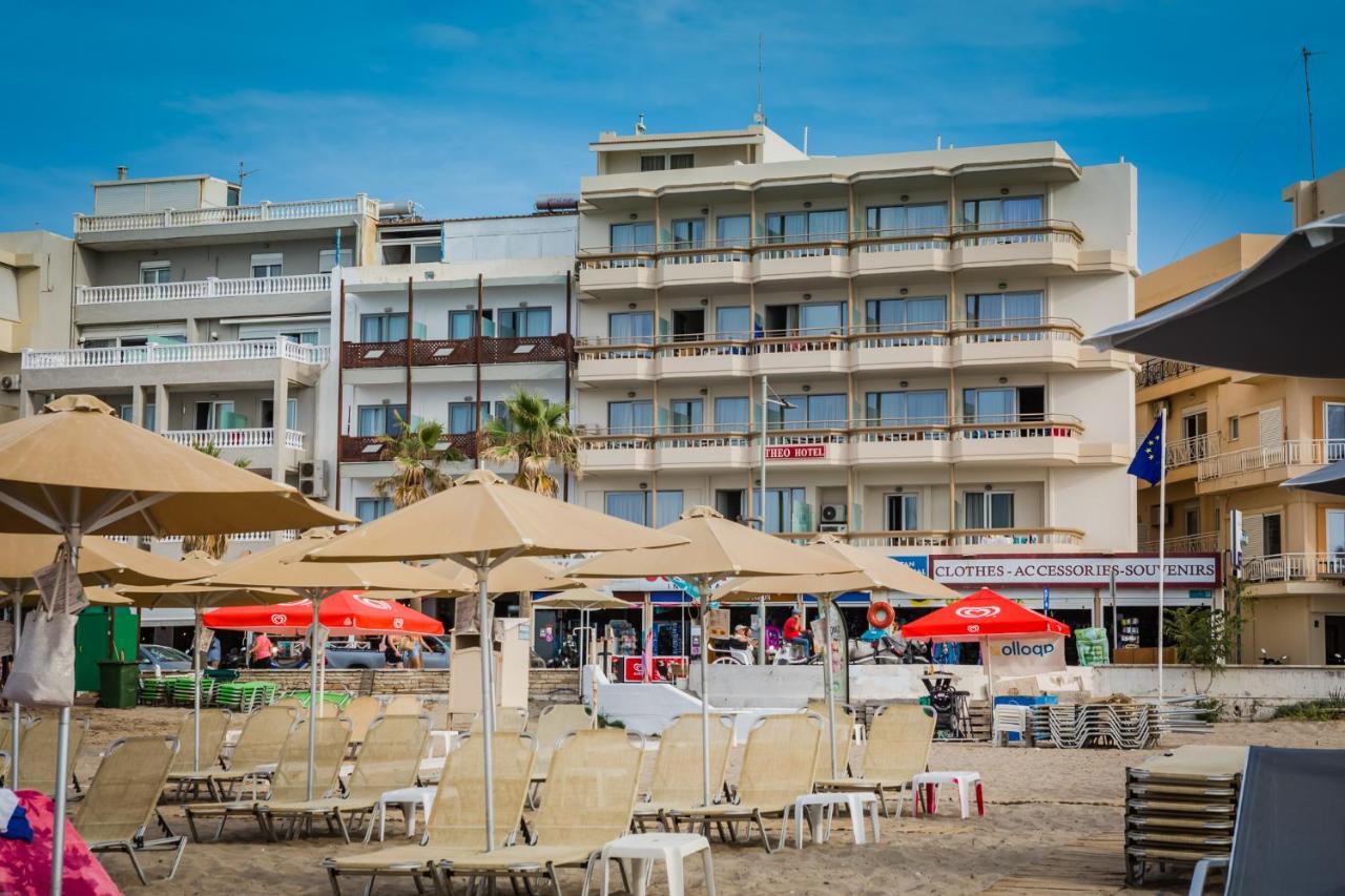 Theo Beach Hotel Apartments Ретимно Екстериор снимка