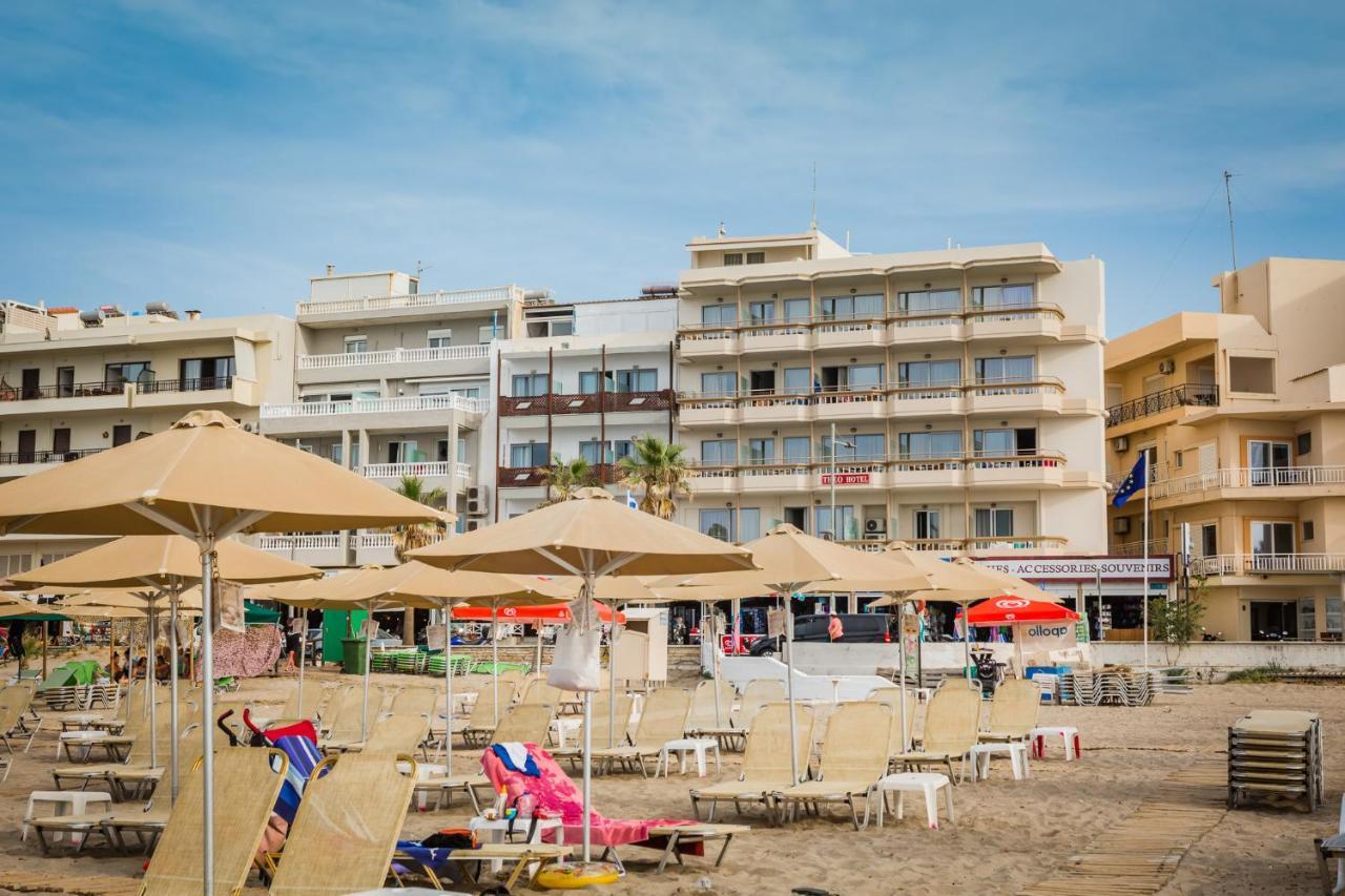 Theo Beach Hotel Apartments Ретимно Екстериор снимка