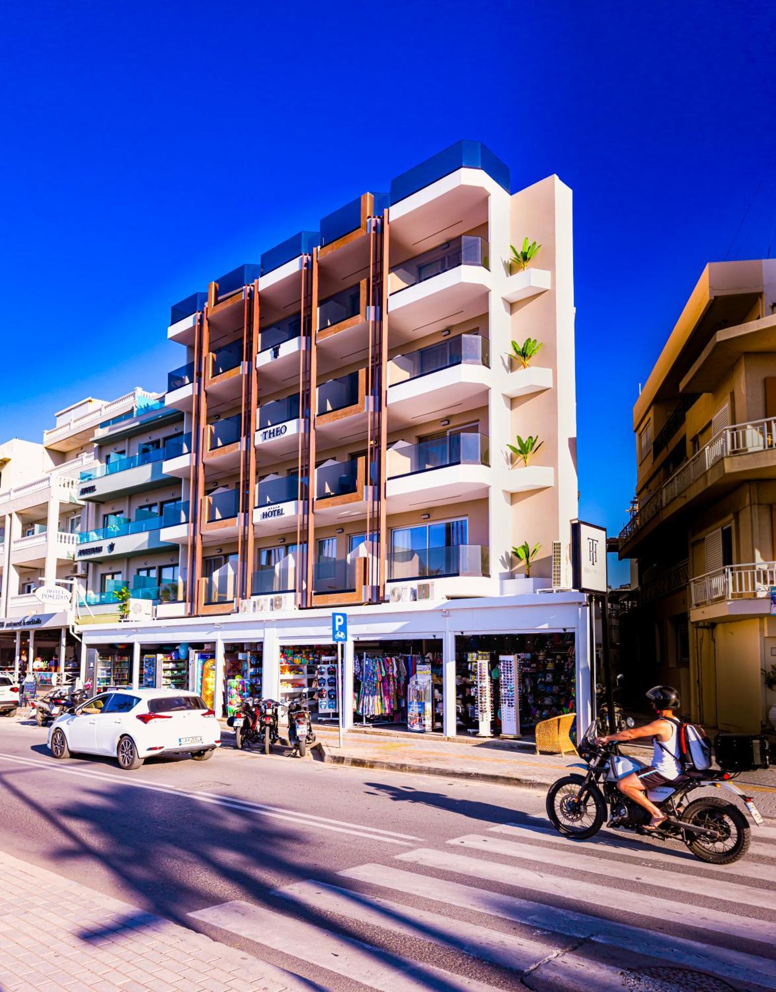 Theo Beach Hotel Apartments Ретимно Екстериор снимка