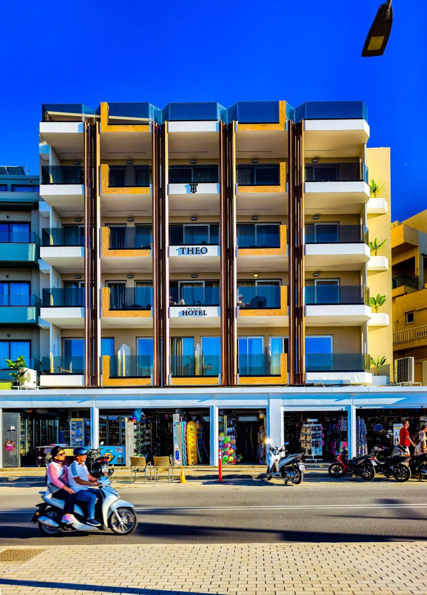 Theo Beach Hotel Apartments Ретимно Екстериор снимка