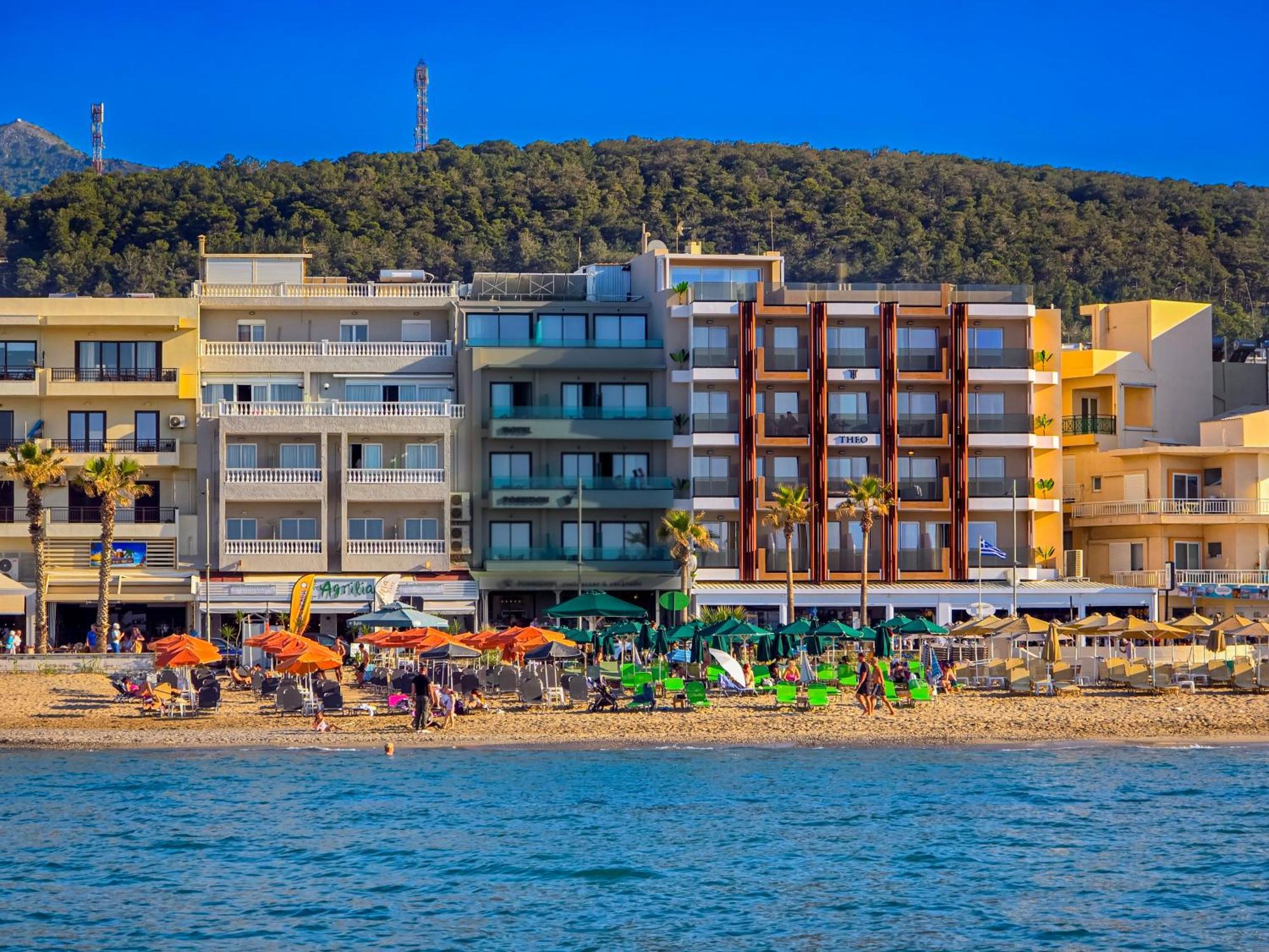 Theo Beach Hotel Apartments Ретимно Екстериор снимка